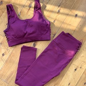 Fabletics Workout leggings M & Workout top L